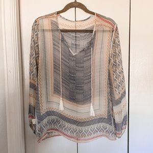 Printed blouse